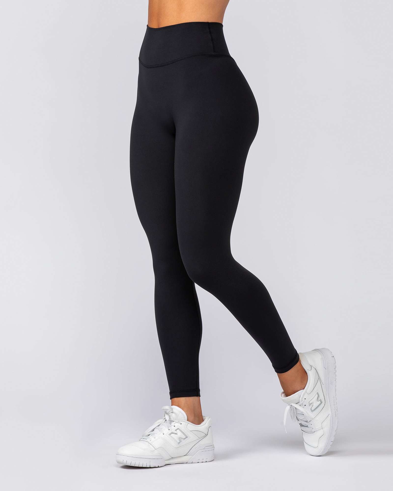Liberty Zero Rise Ankle Length Leggings - Black