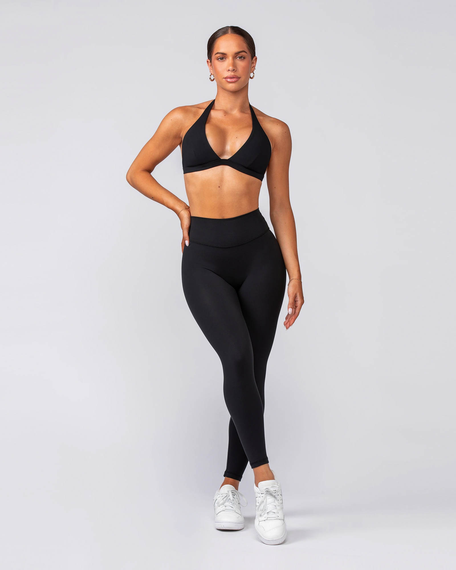 Liberty Zero Rise Ankle Length Leggings - Black