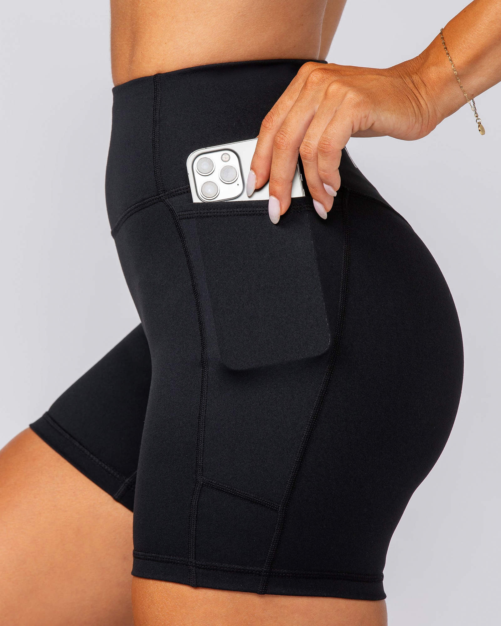 Agility Pocket Bike Shorts - Black