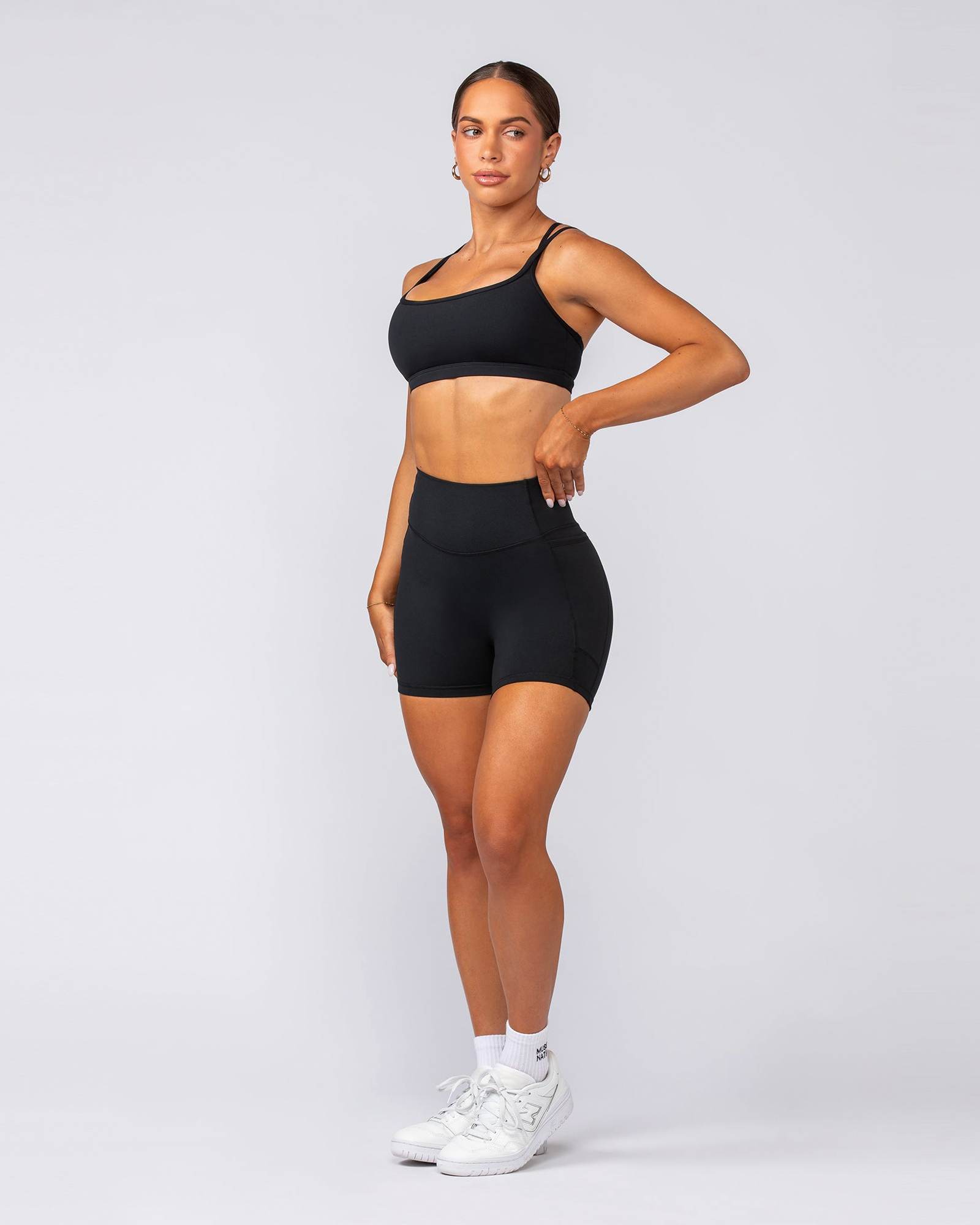 Pace It Bra - Black / Black