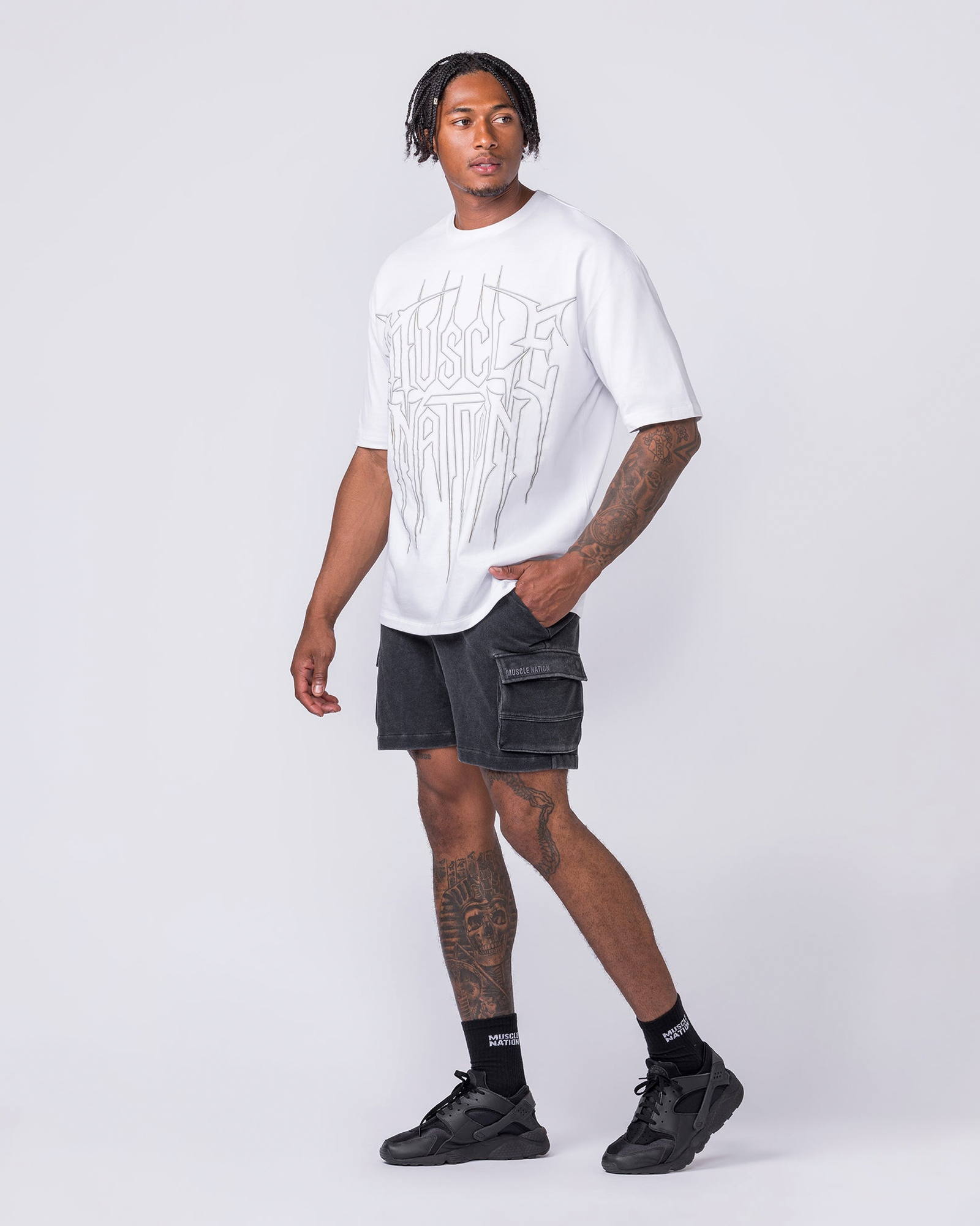 Weekender Vintage Cargo 5" Shorts - Washed Black