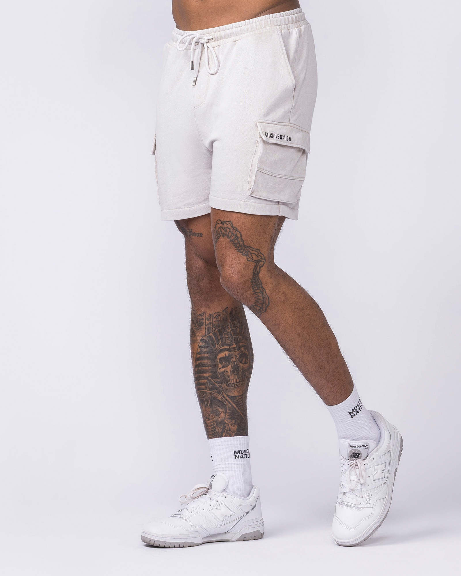 Weekender Vintage Cargo 5" Shorts - Washed Cream