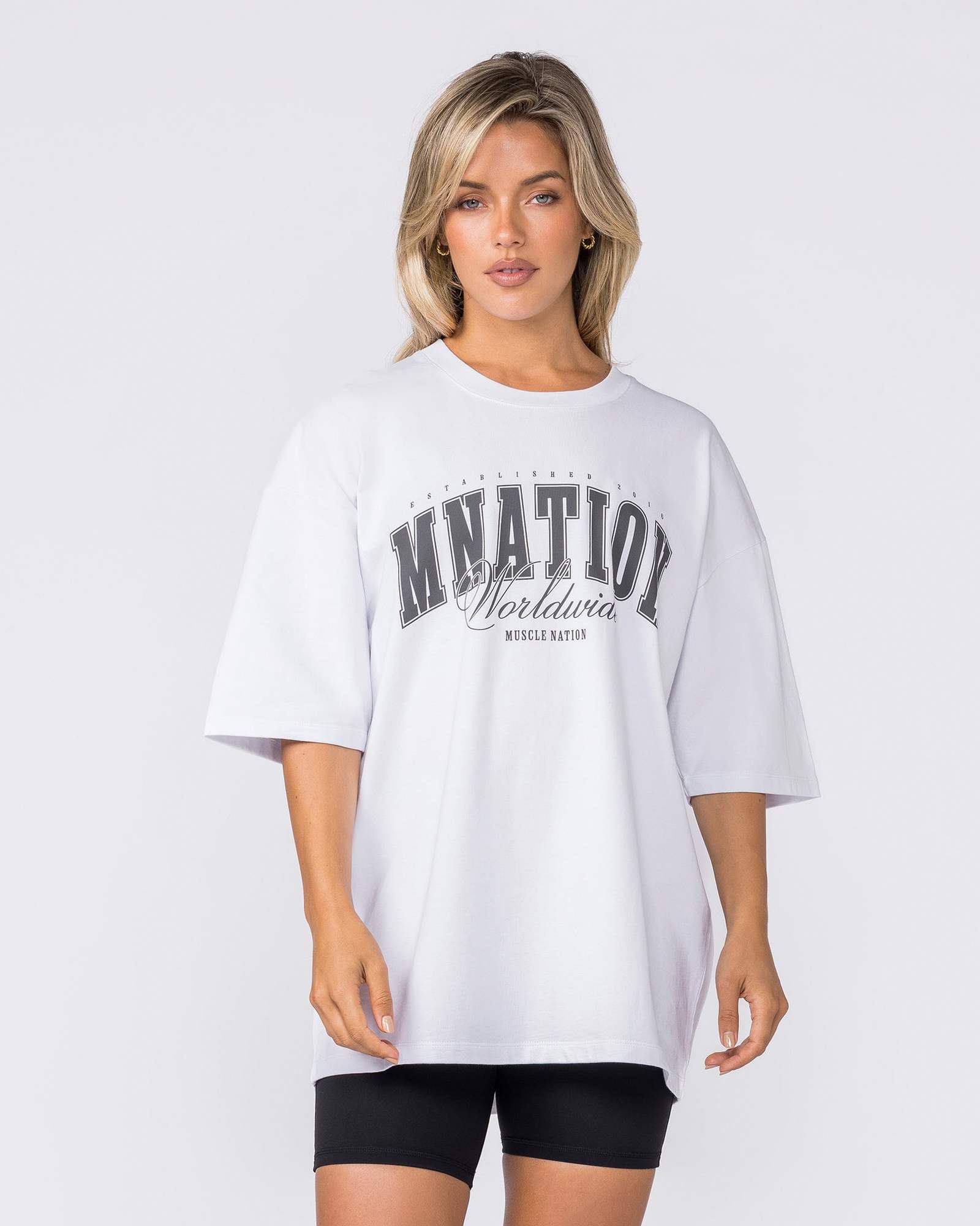 Worldclass Oversized Tee - White