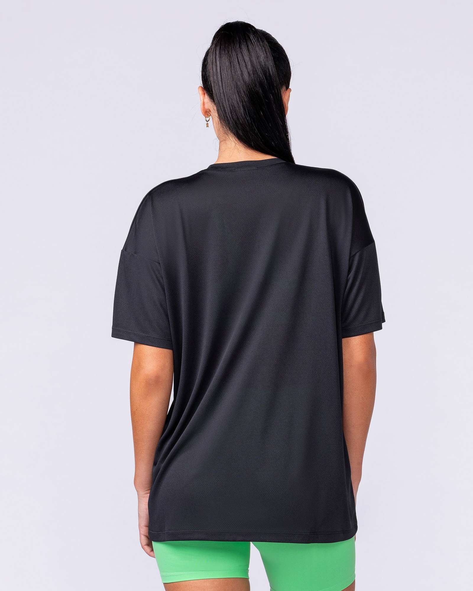 Womens Relaxed Training Tee - Black