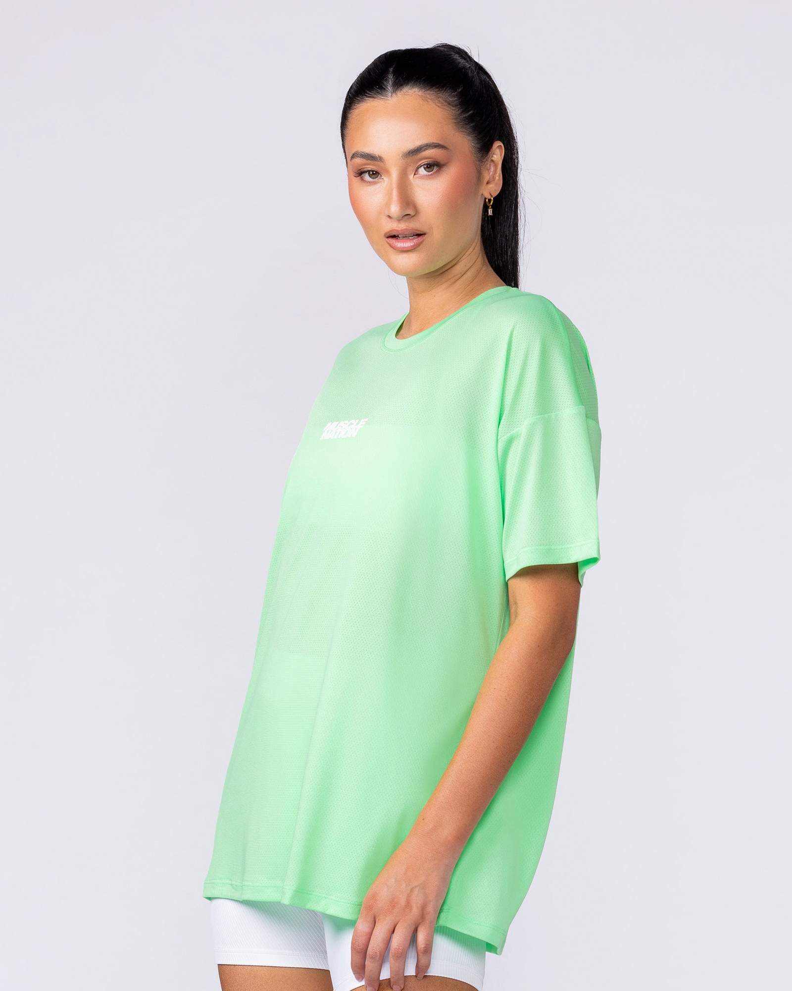 Womens Relaxed Training Tee - Key Lime