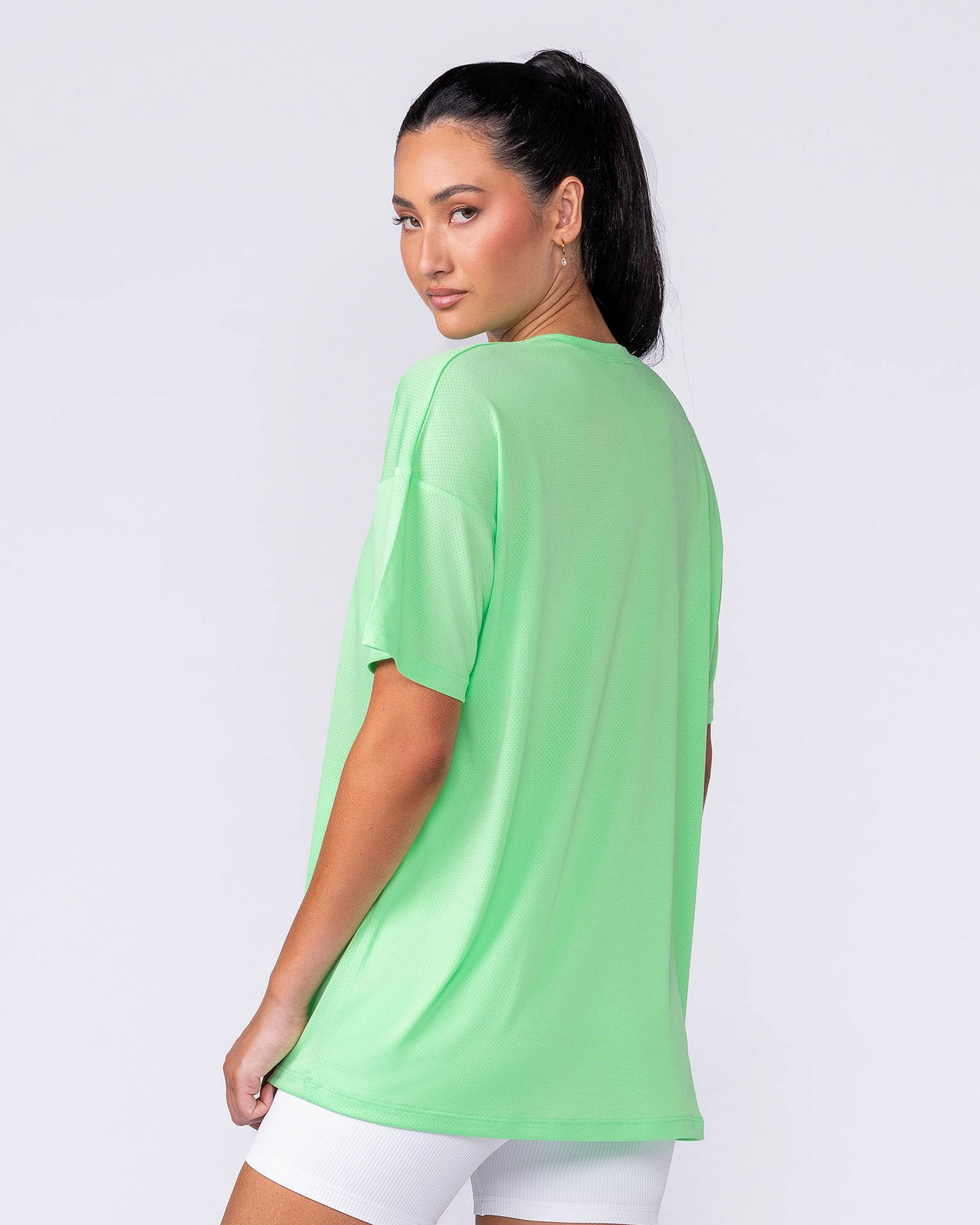 Womens Relaxed Training Tee - Key Lime