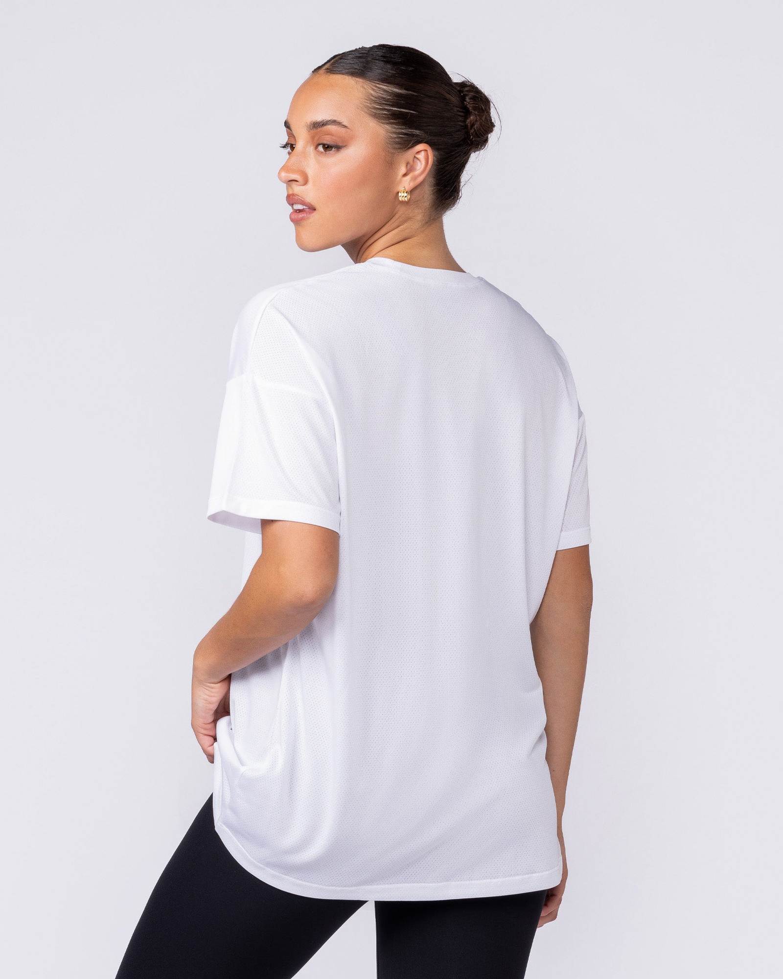 Womens Relaxed Training Tee - White