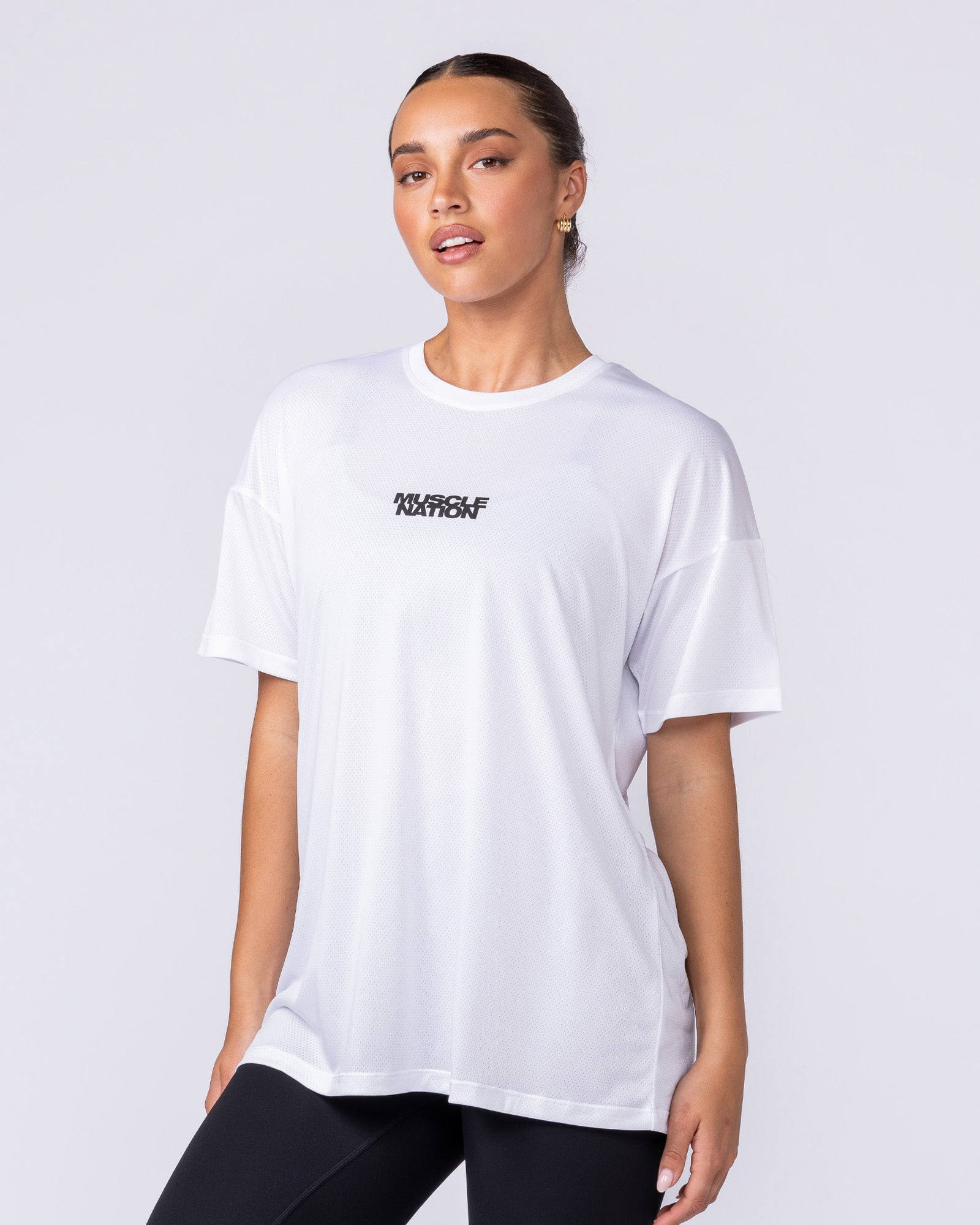 Womens Relaxed Training Tee - White