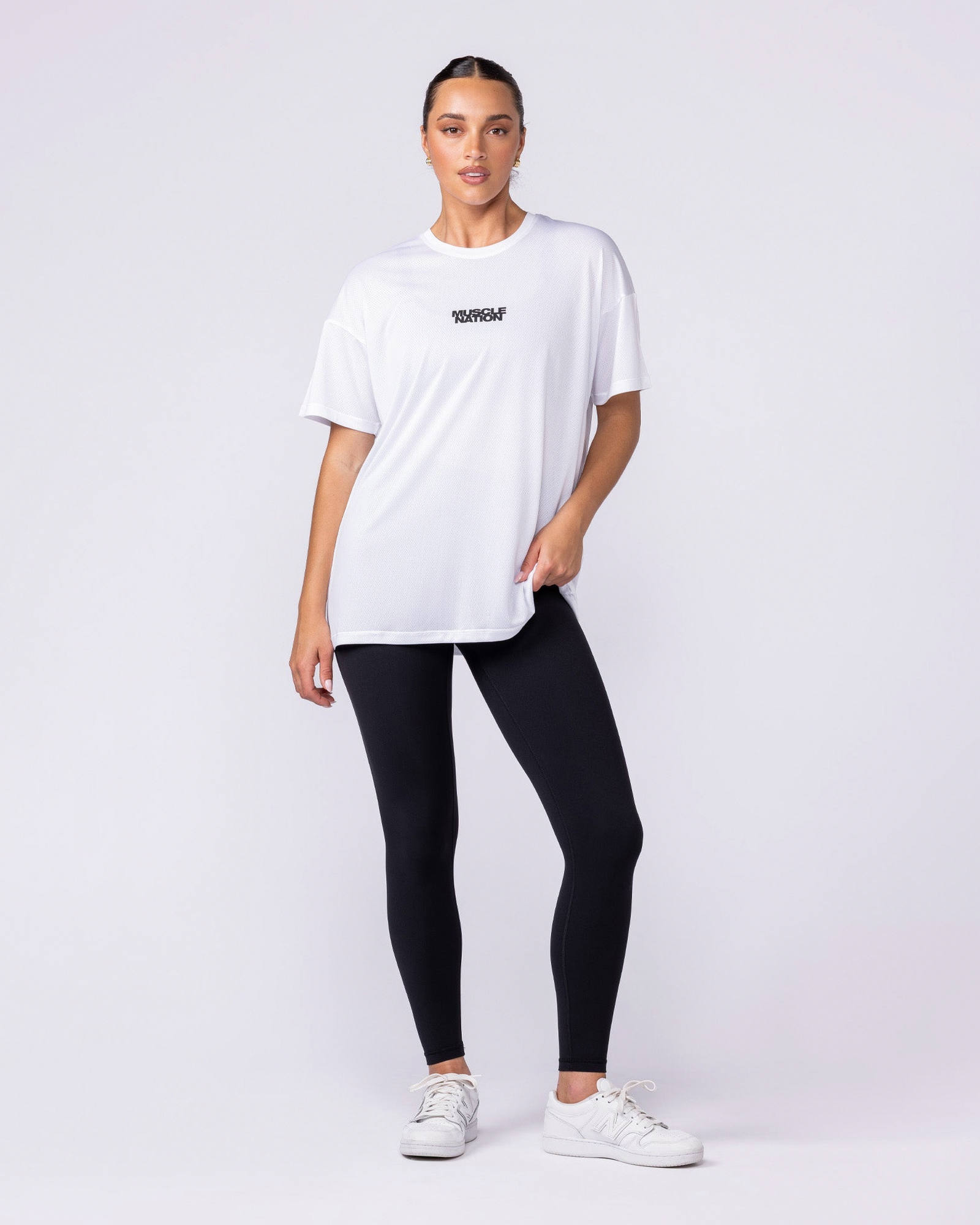 Womens Relaxed Training Tee - White