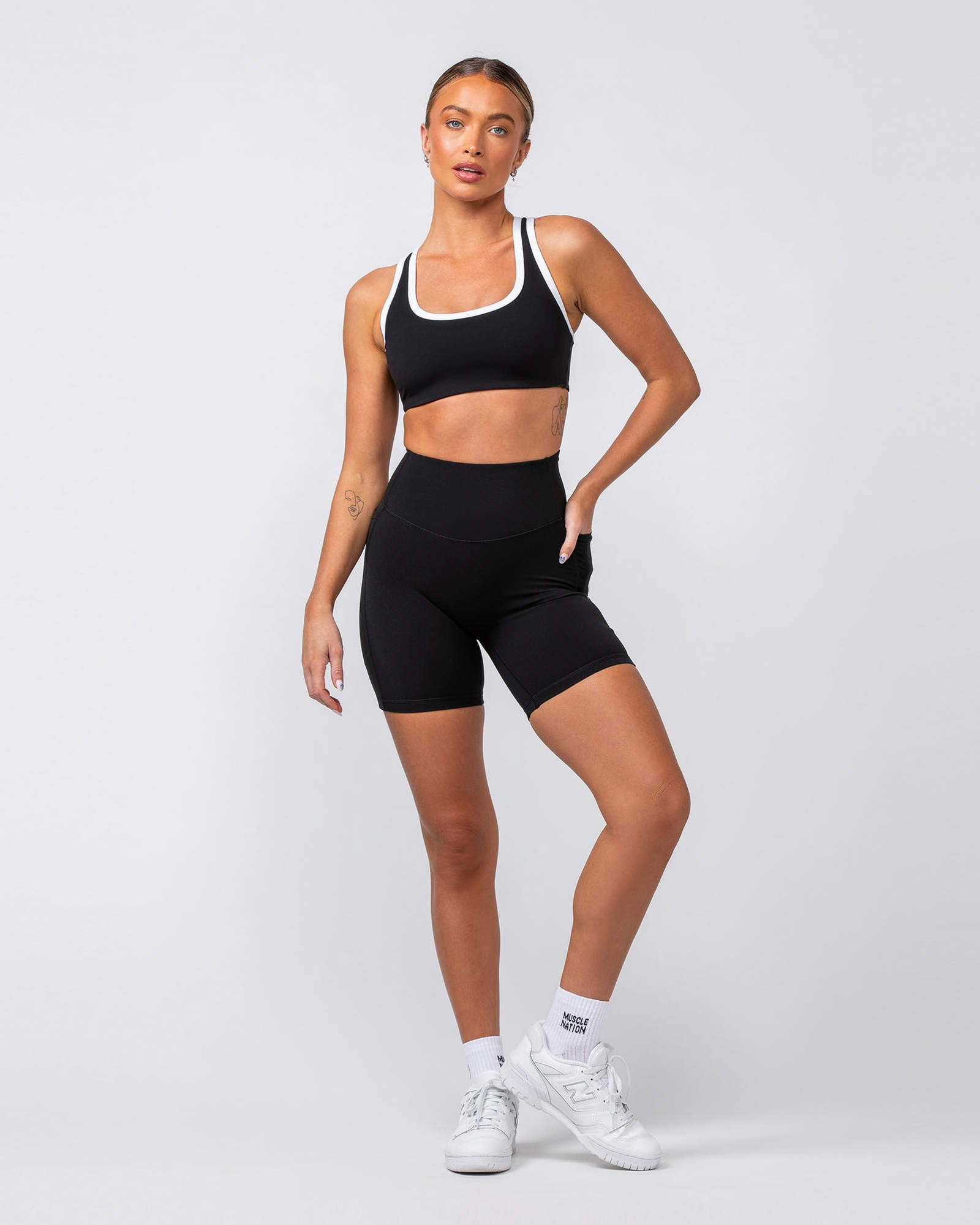 Agility Aura Pocket Bike Shorts - Black