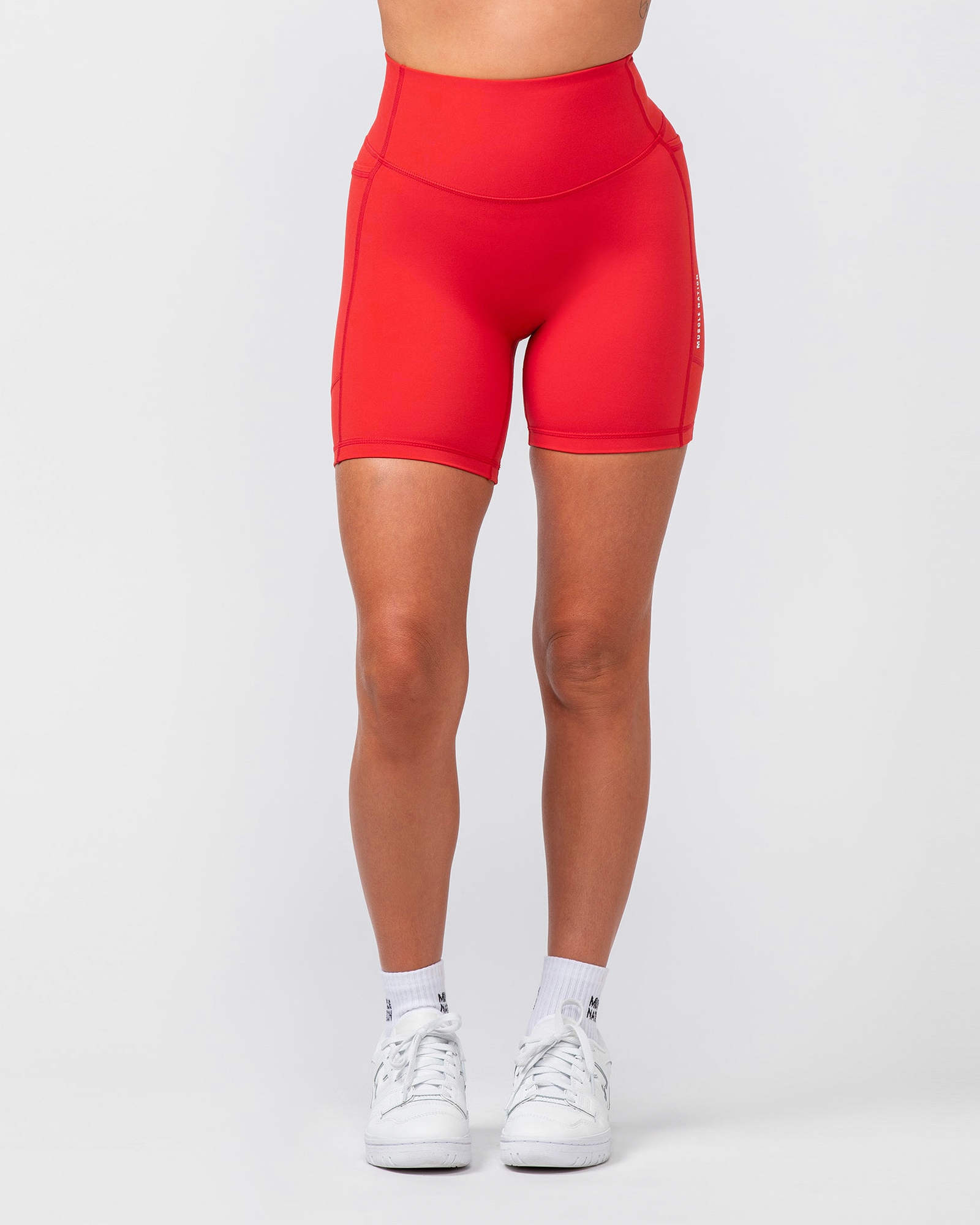 Agility Aura Pocket Bike Shorts - Crimson