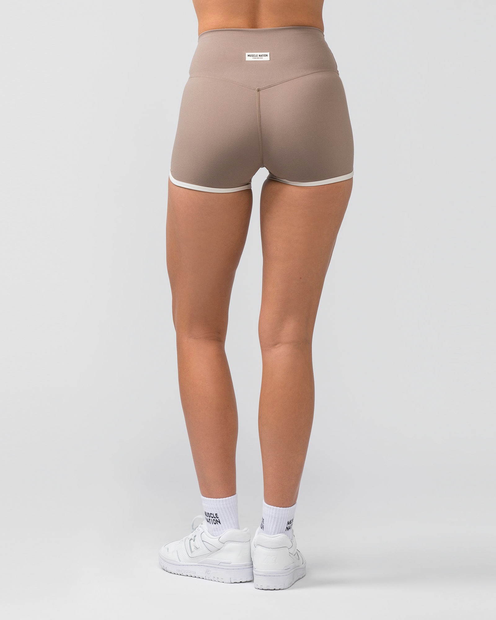 Retro Everyday Shorty Shorts - Mushroom
