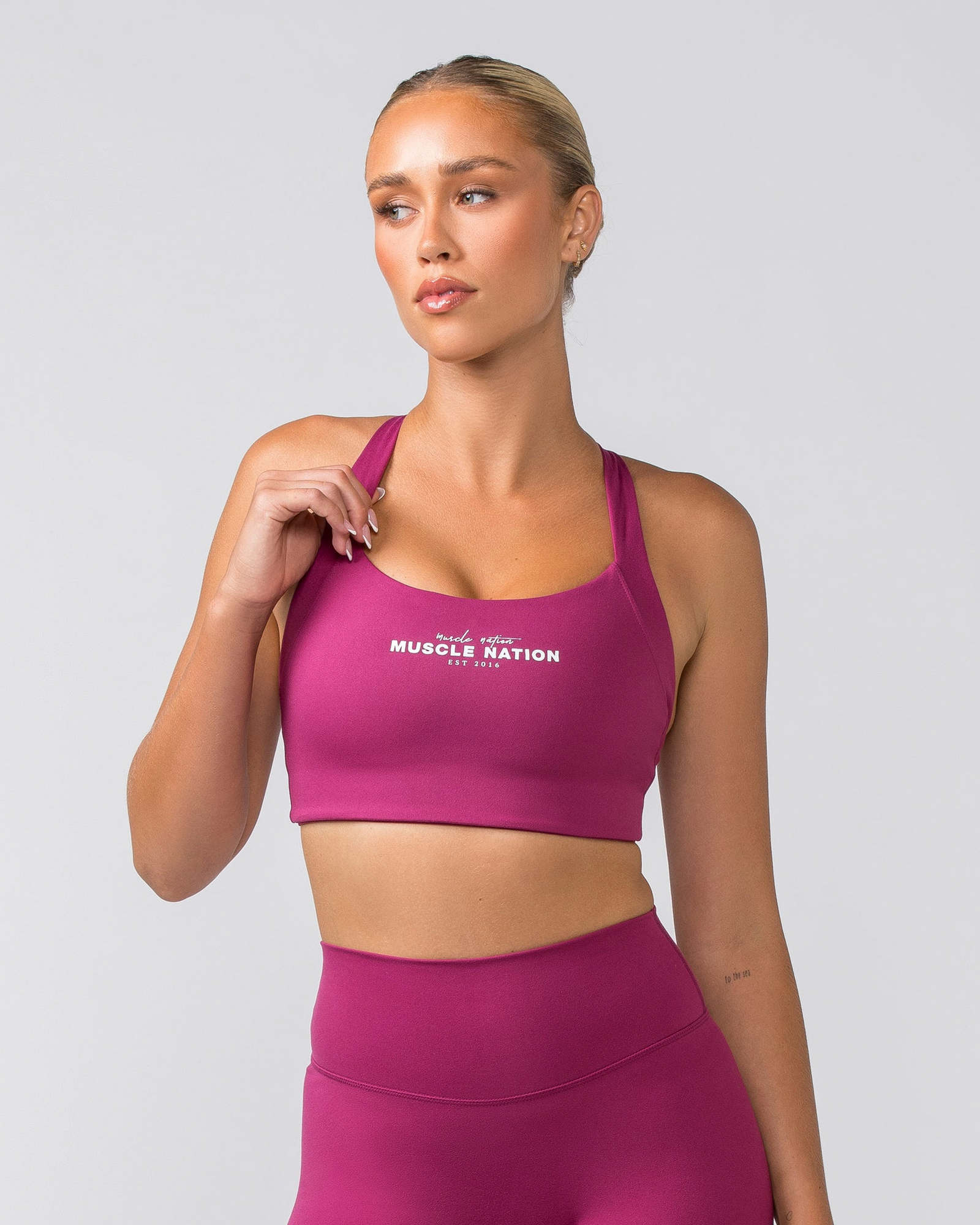 Staple Bra - Cherry