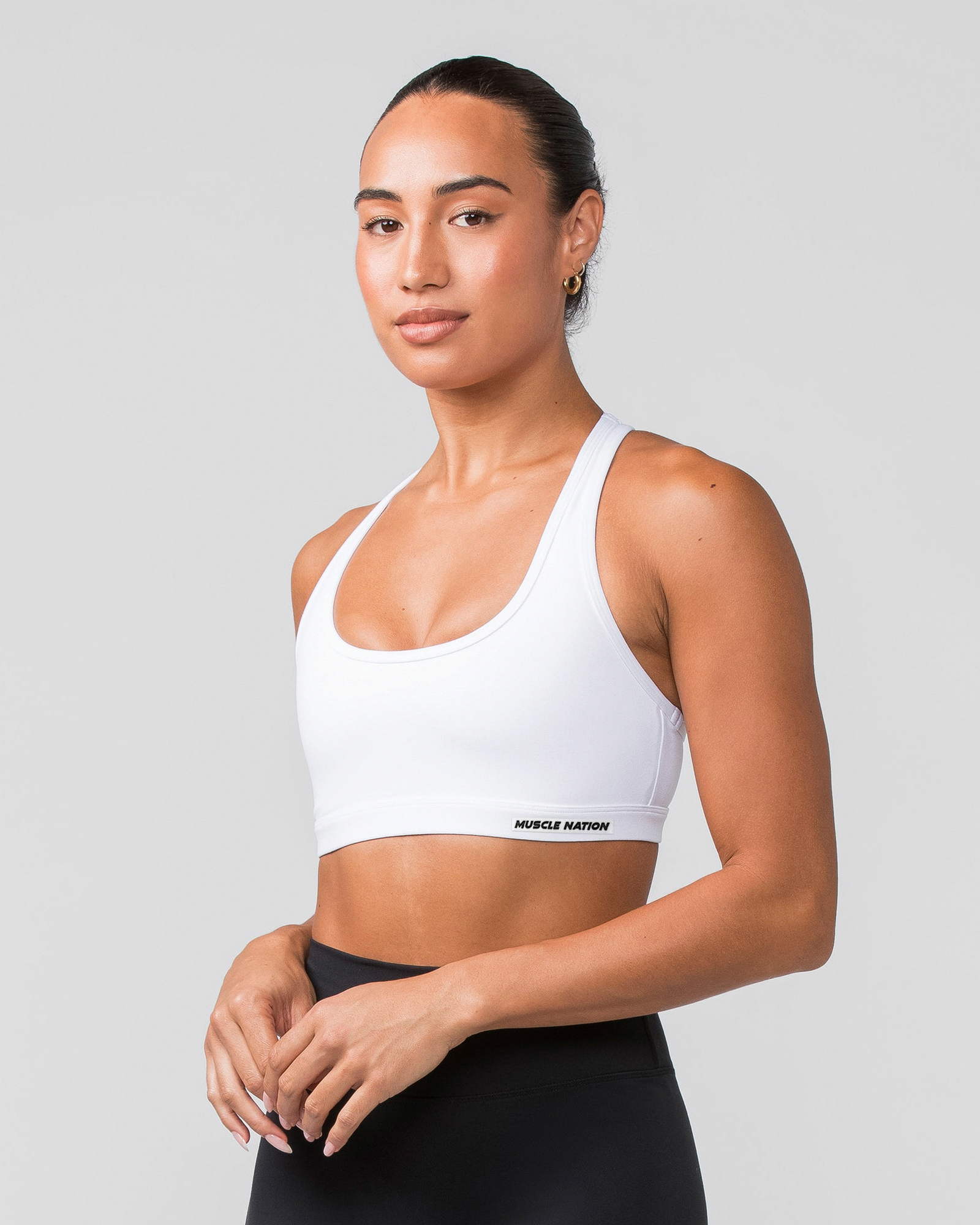 Drew Bra - White / White