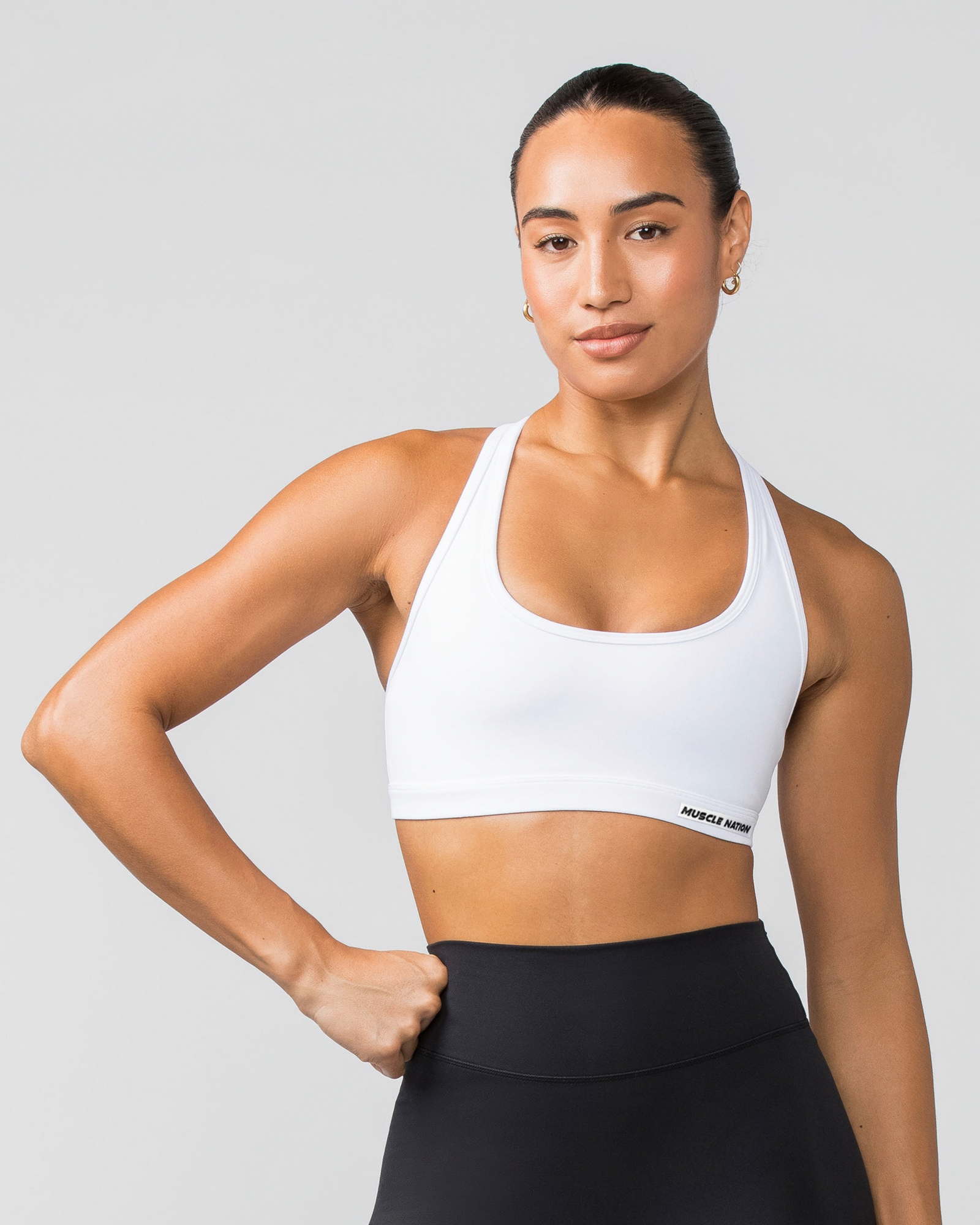 Drew Bra - White / White