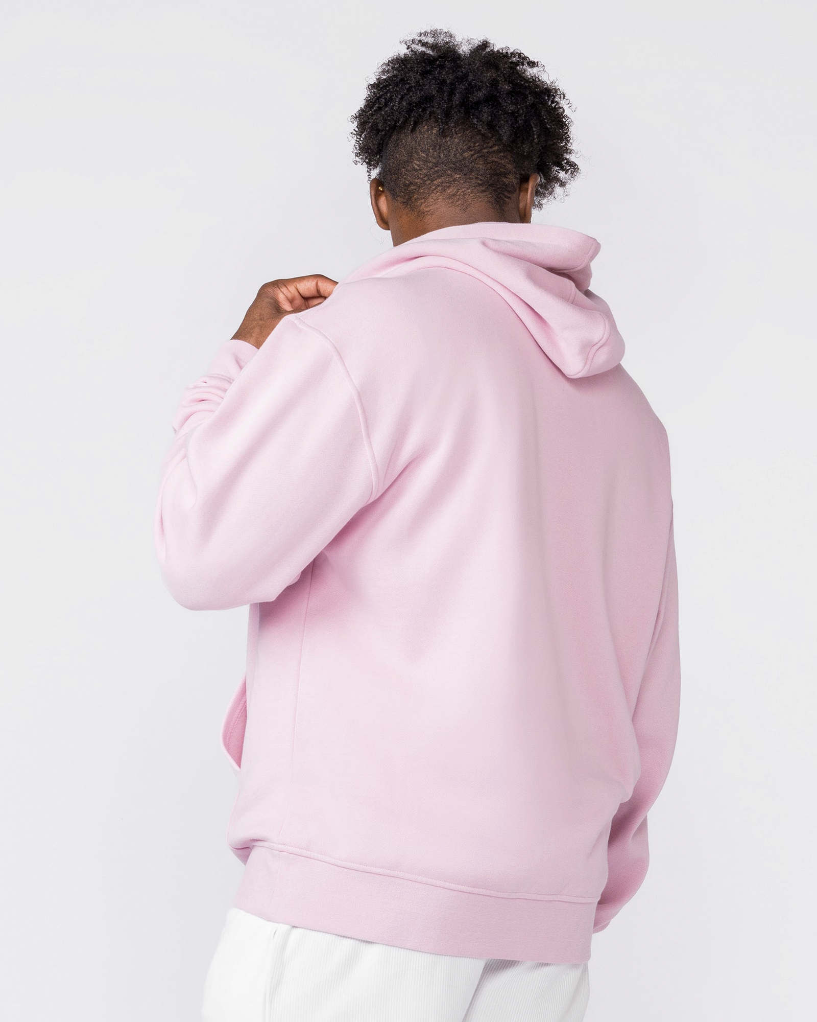 Worldclass Oversized Hoodie - Washed Powder Pink