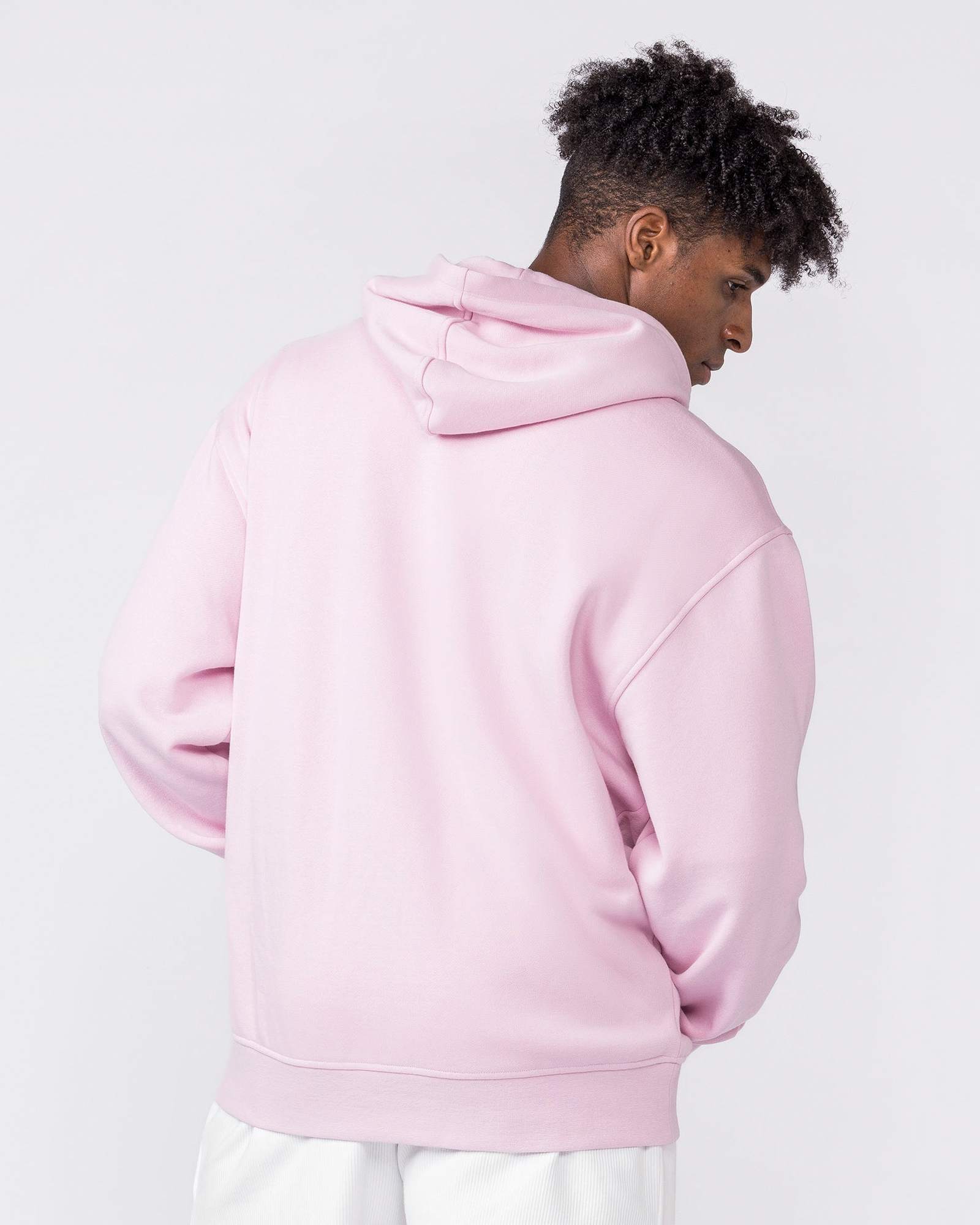 Worldclass Oversized Hoodie - Washed Powder Pink