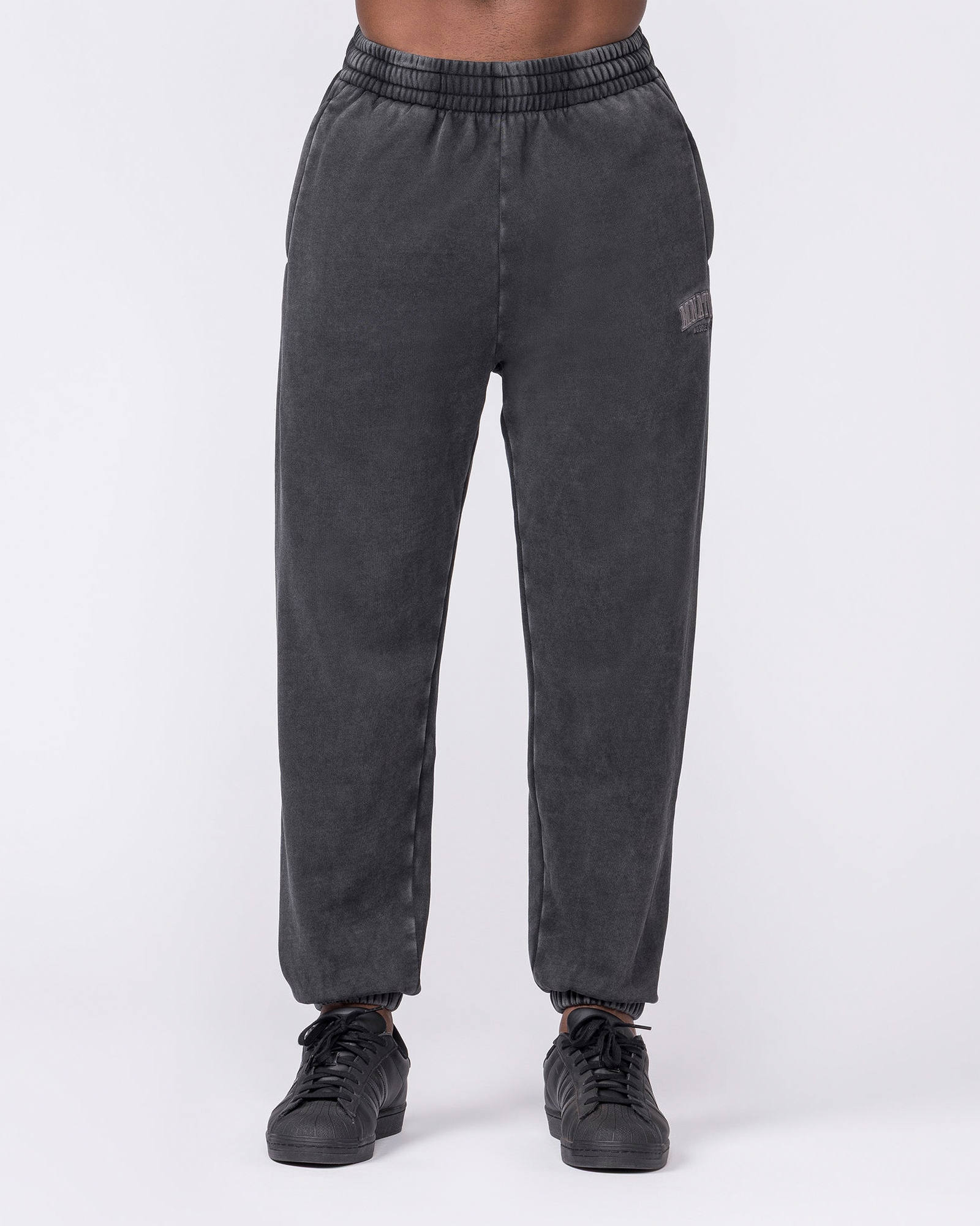 Worldclass Vintage Trackies - Washed Black