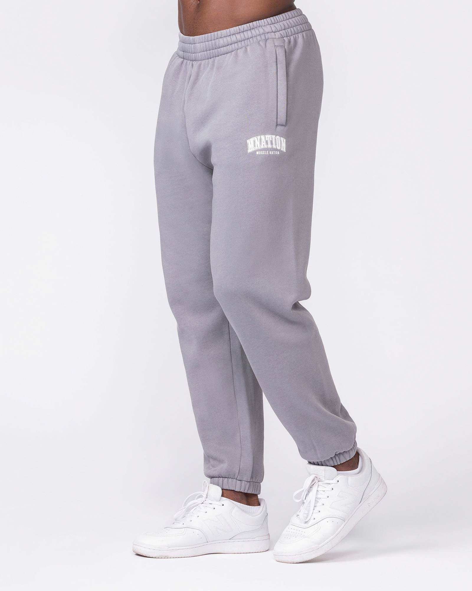 Worldclass Vintage Trackies - Washed Cement