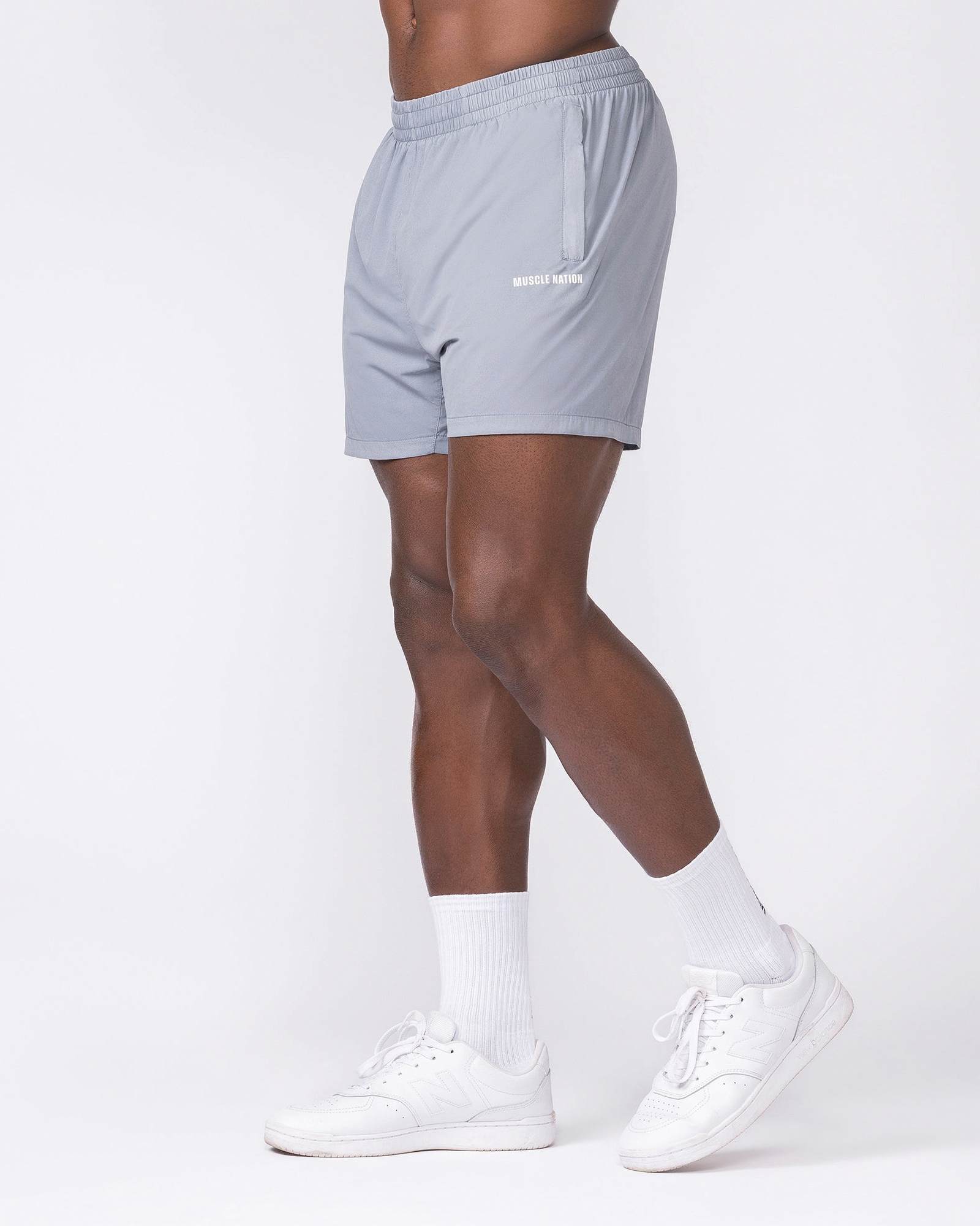 Essential Vintage 3.5" Active Shorts - Washed Cement