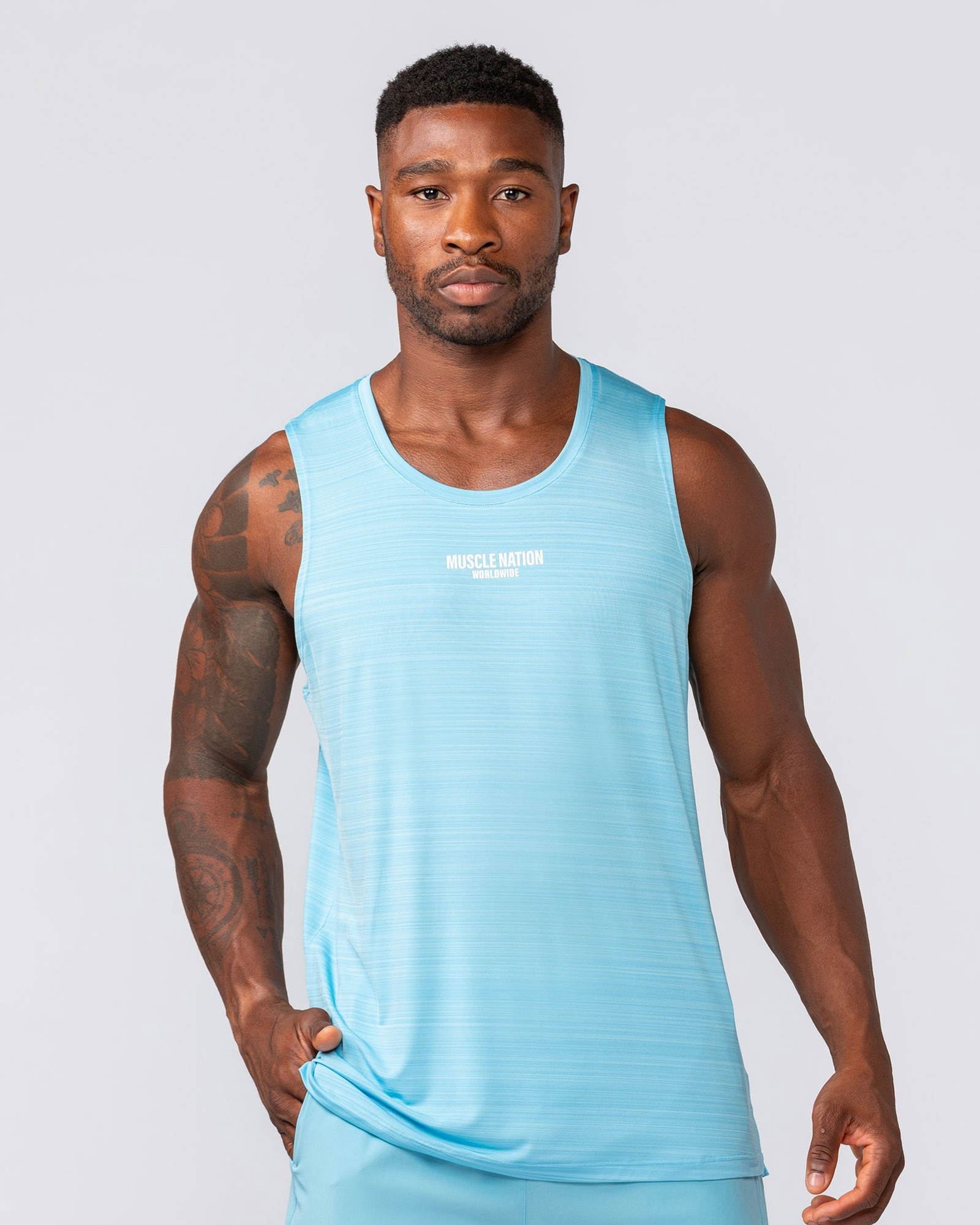 Worldwide Active Tank - Light Blue