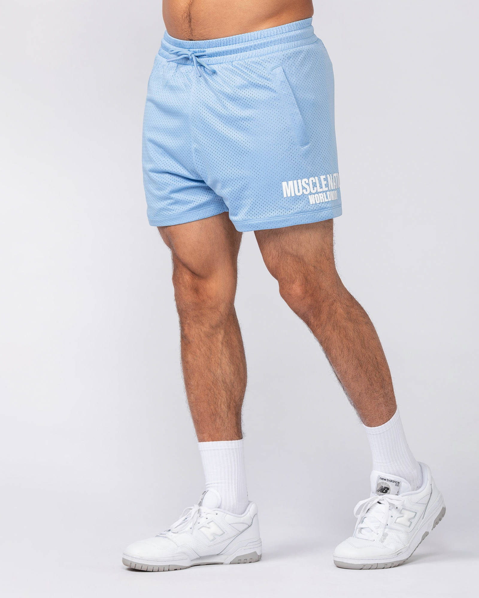 Worldwide Lay Up 3.5" Shorts - Sky