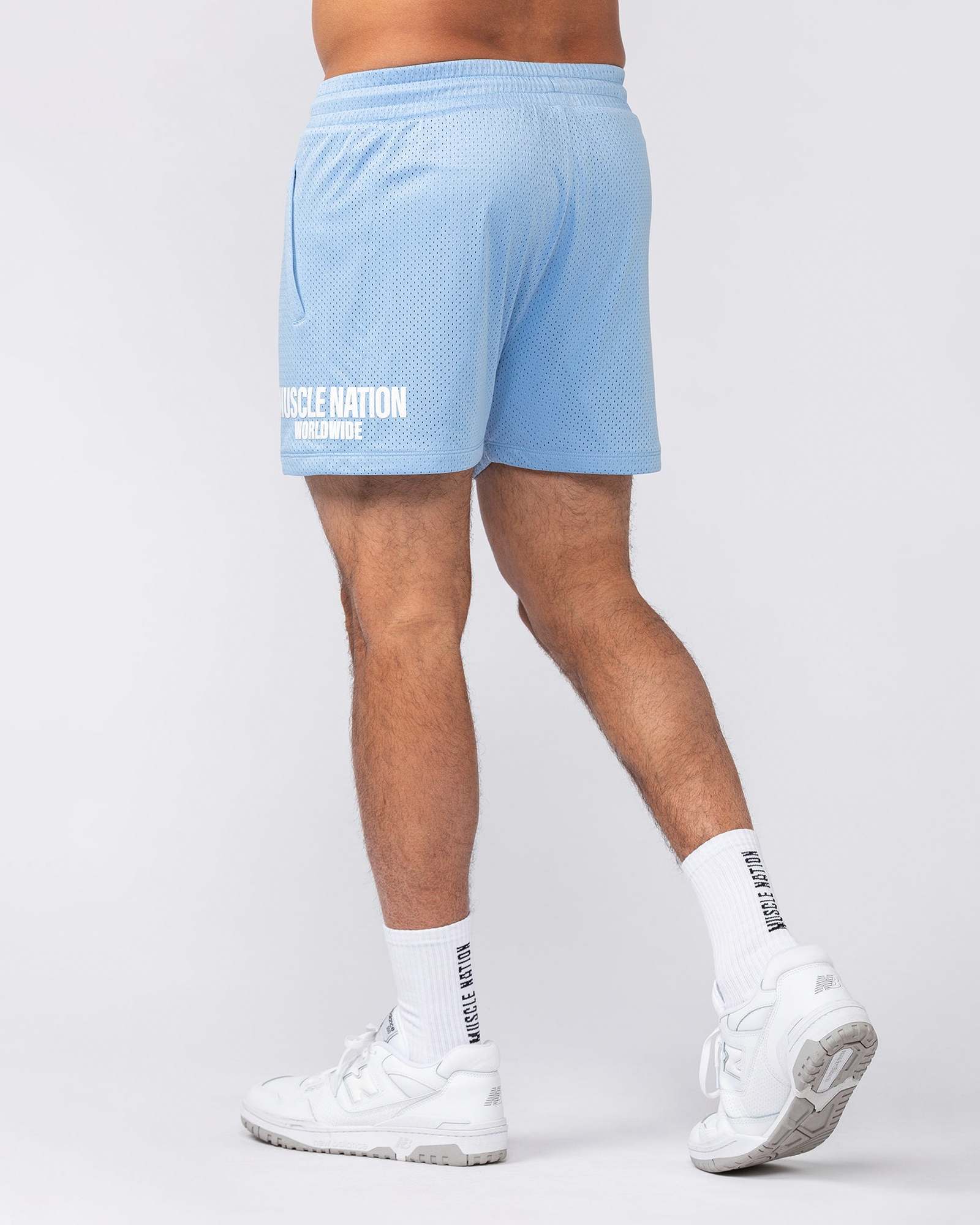 Worldwide Lay Up 3.5" Shorts - Sky