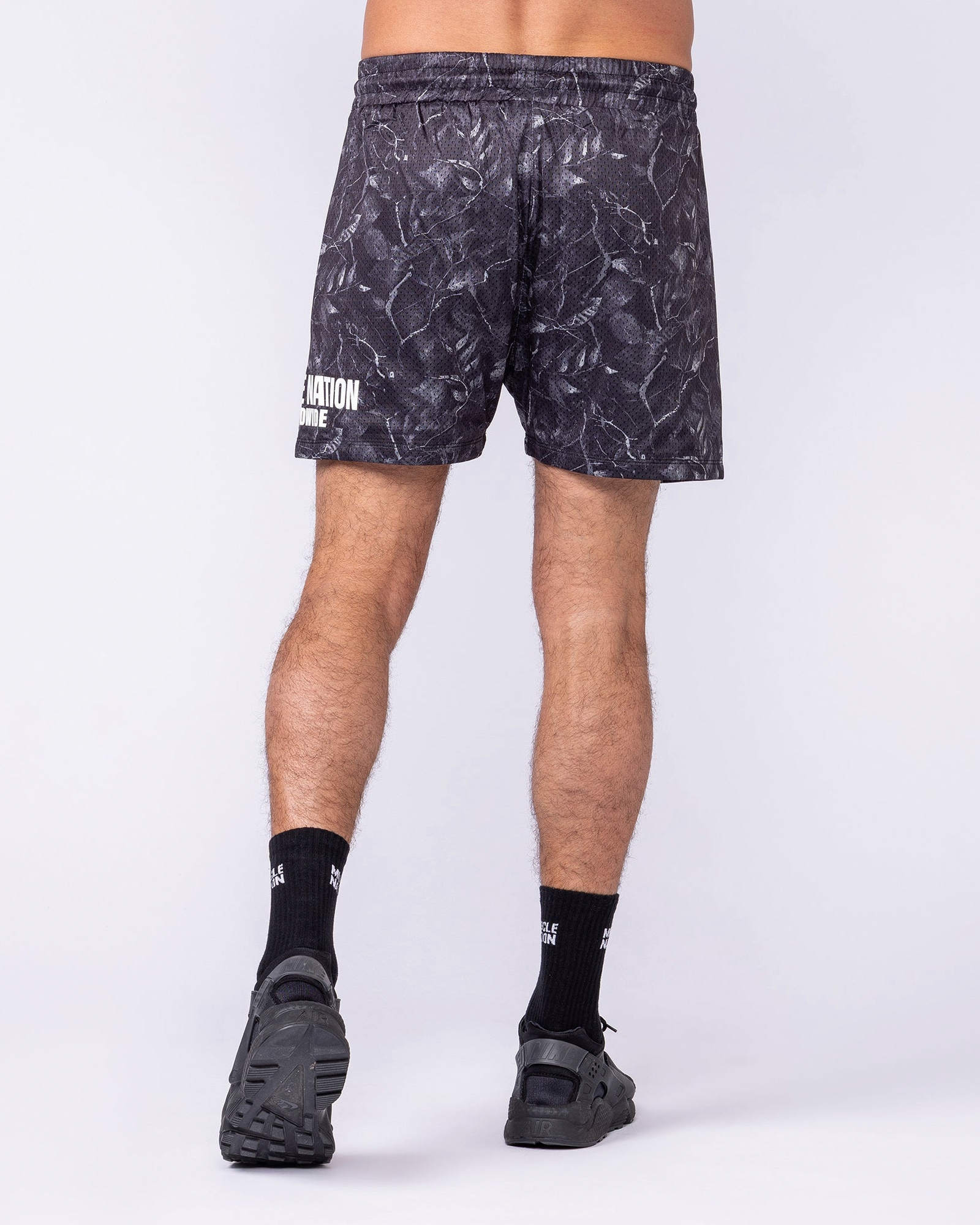 Worldwide Lay Up 3.5" Shorts - Tree Camo Monochrome