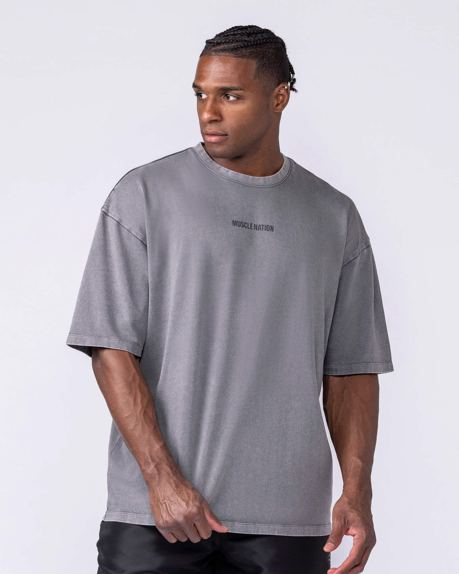 Worldwide Oversized Vintage Tee - Washed Tornado