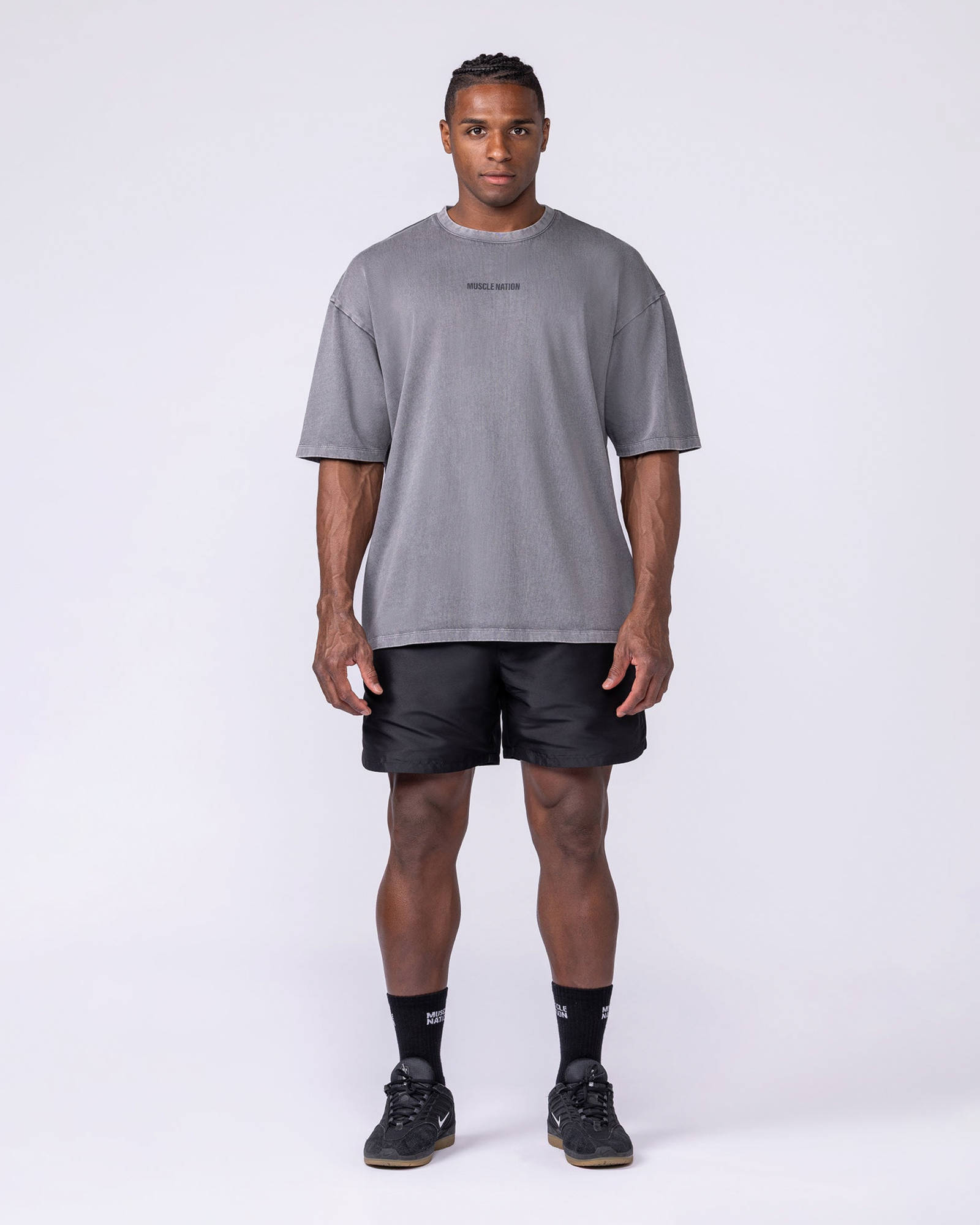 Worldwide Oversized Vintage Tee - Washed Tornado