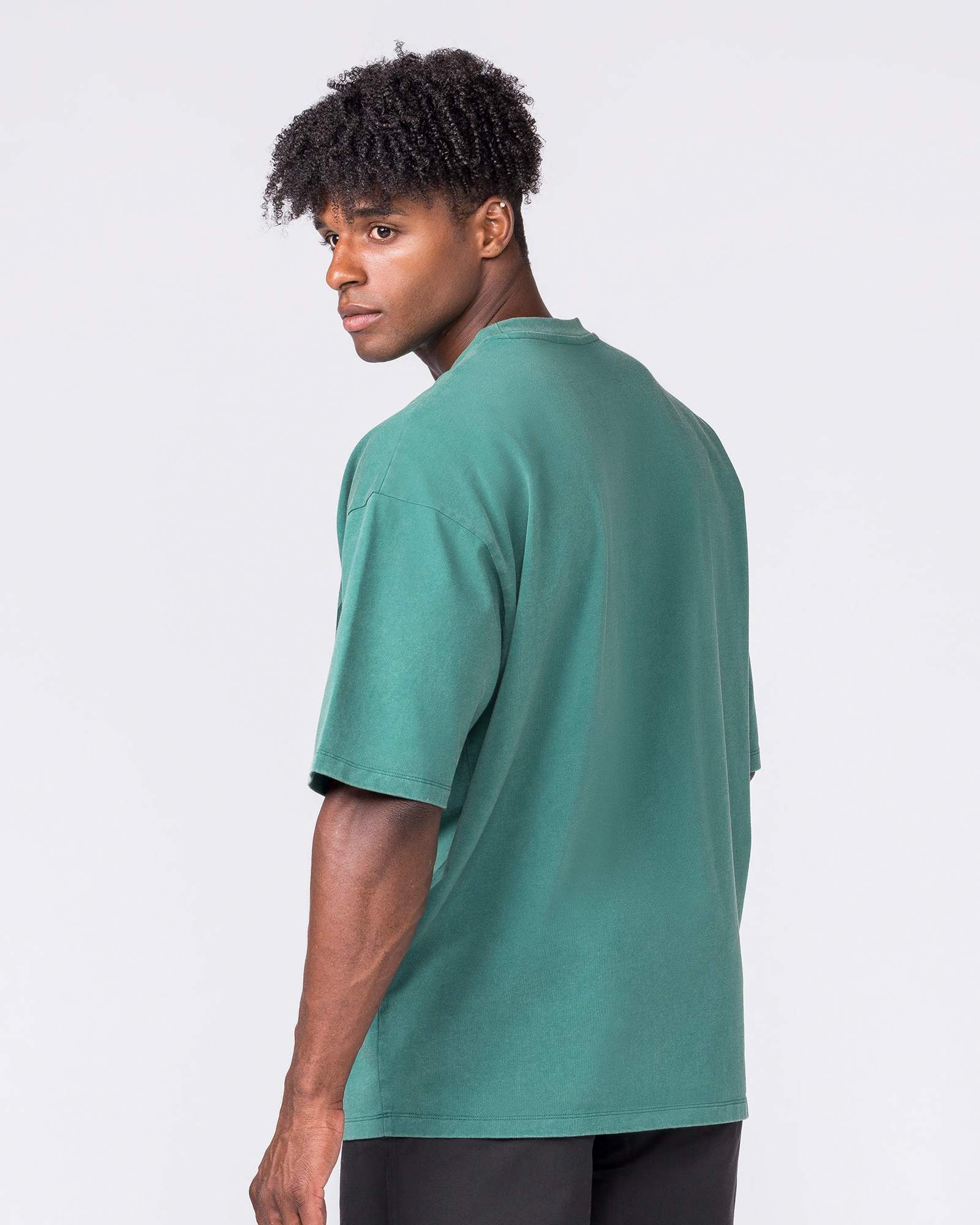 Racing Oversized Vintage Tee - Washed Leaf