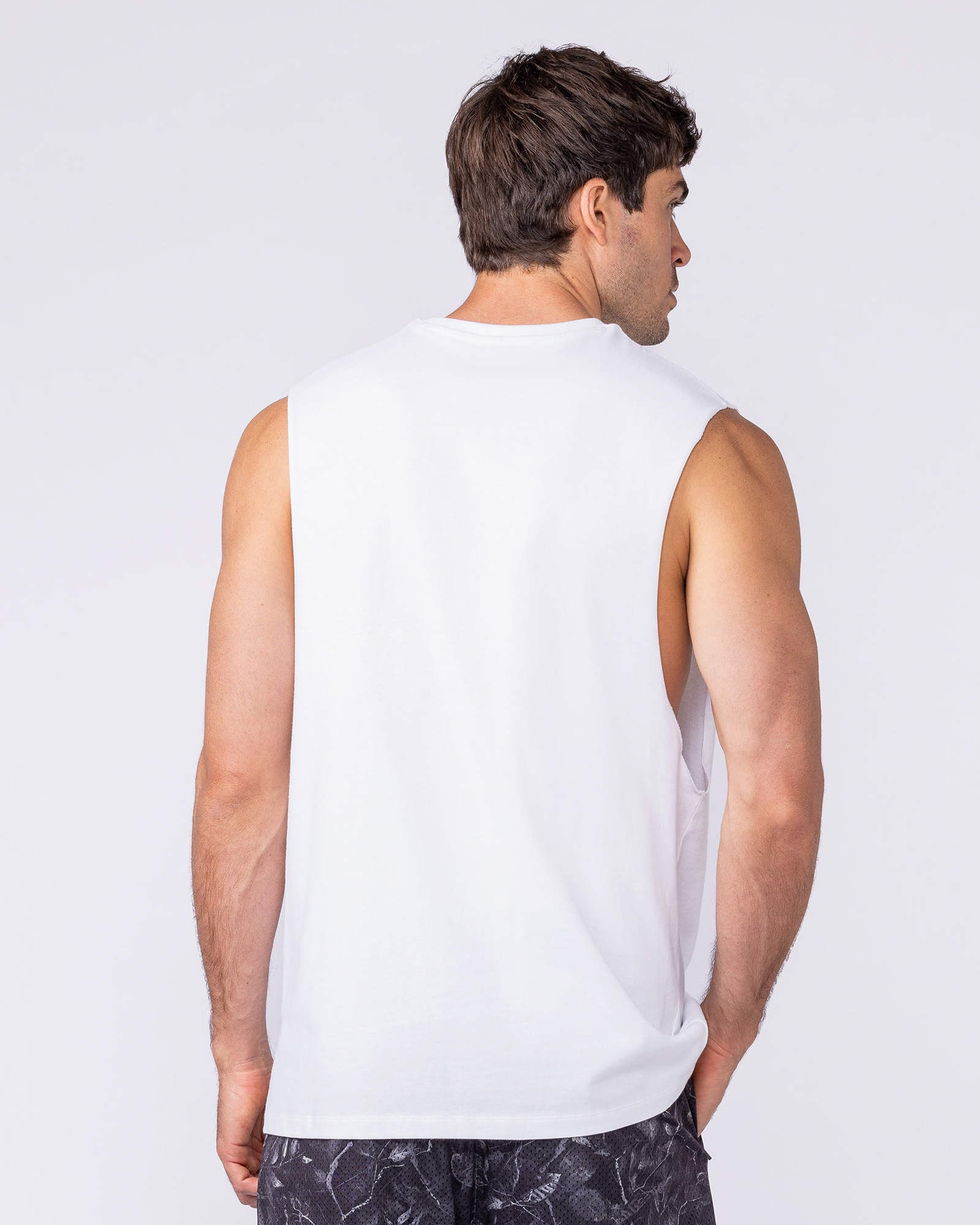 Training Drop Arm Tank - White