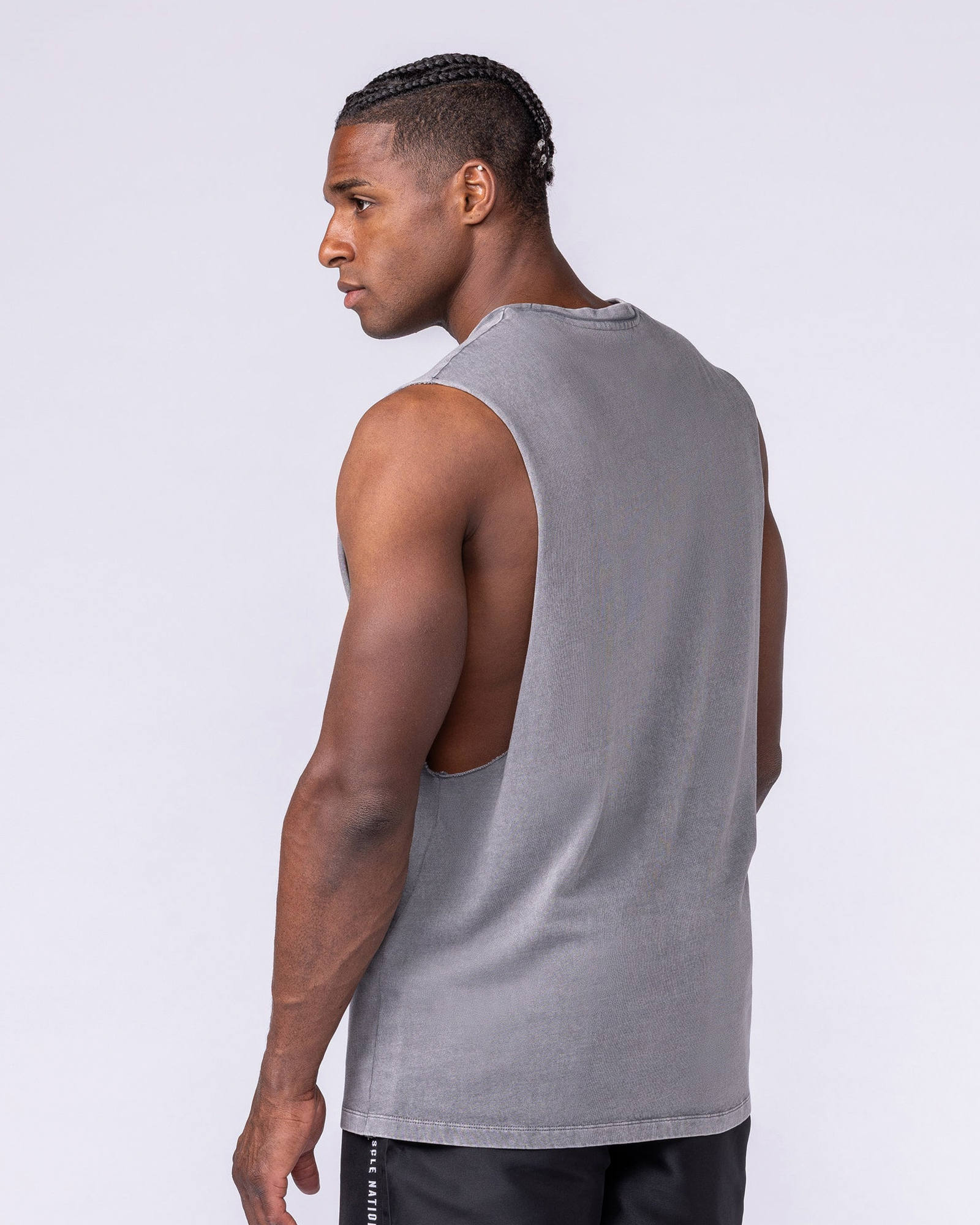 Vintage Training Drop Arm Tank - Washed Tornado