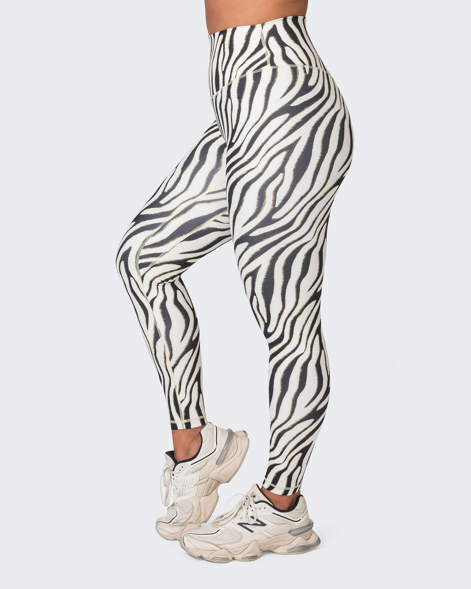 Ultra Everyday Ankle Length Leggings - Zebra Print