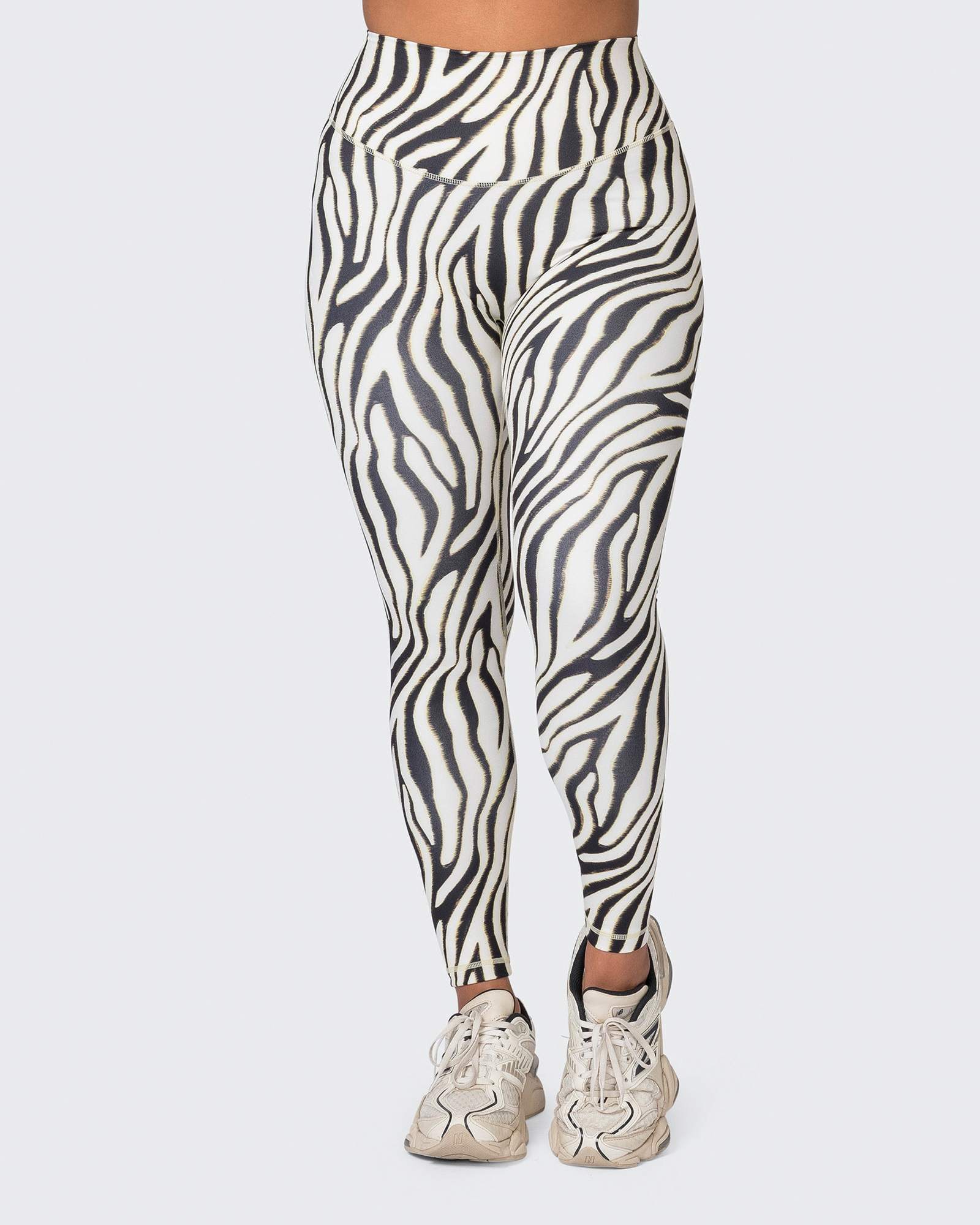 Ultra Everyday Ankle Length Leggings - Zebra Print