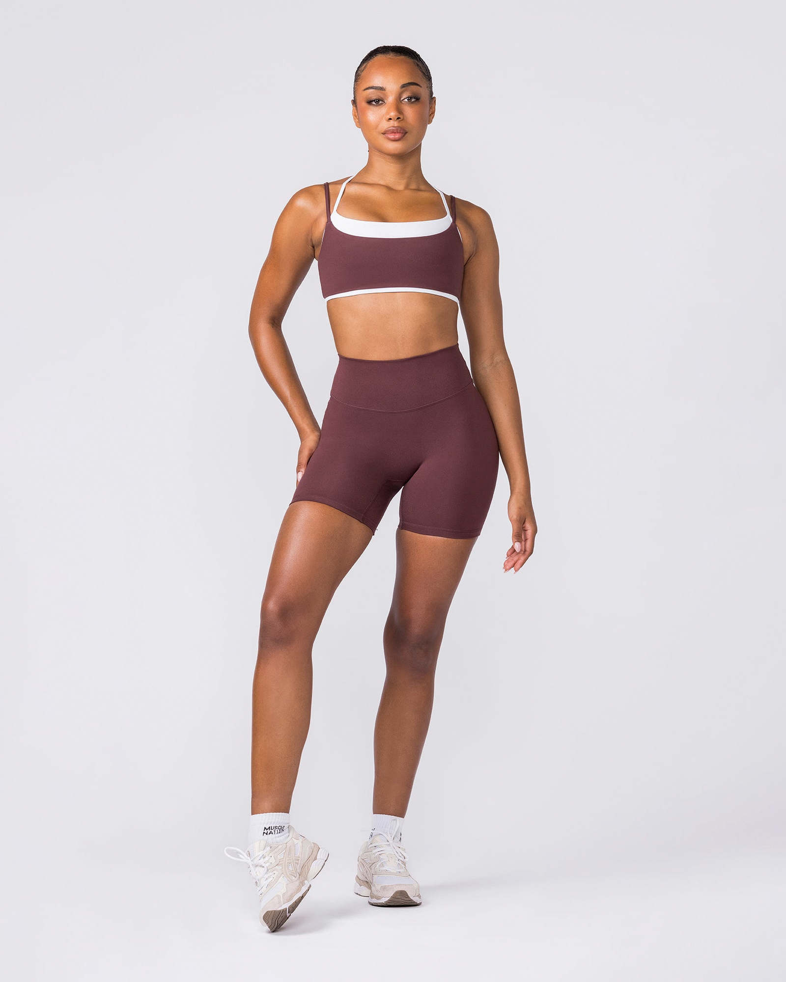 Zero Rise Everyday Bike Shorts - Rocky Road