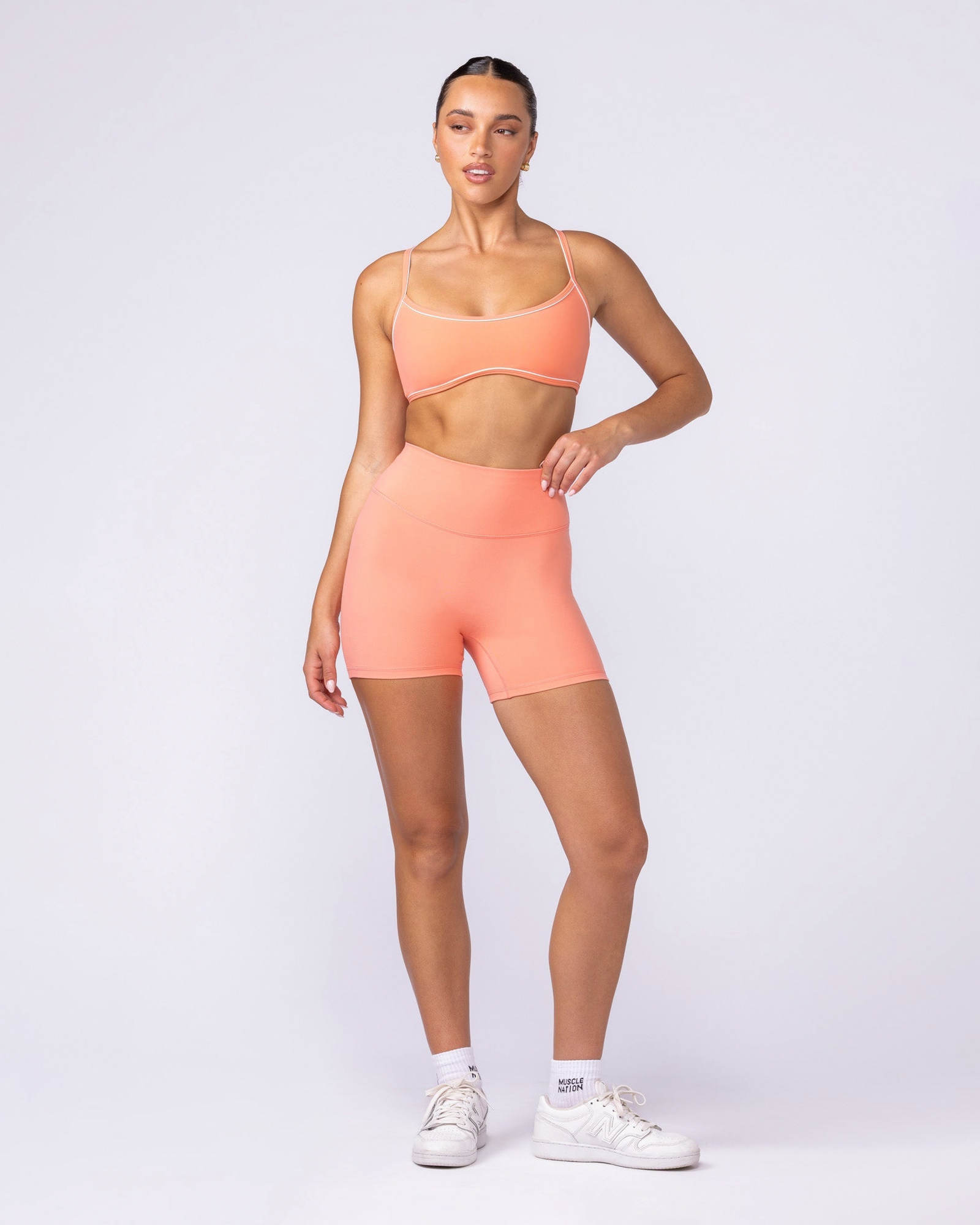 Zero Rise Everyday Midway Shorts - Peachy