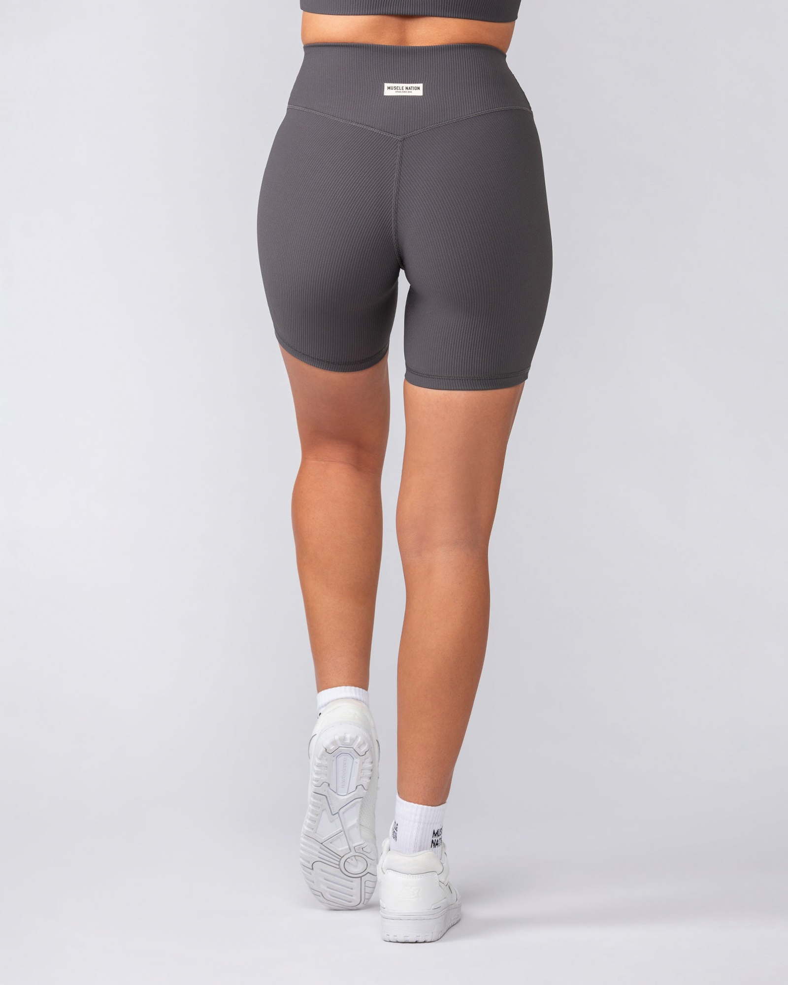 Zero Rise Rib Bike Shorts - Phantom